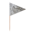 thumbnail image 1 of Old Bark Texture Gris Rayures Cure-Dent Triangle Toppers de Cupcake Drapeau, 1 of 3