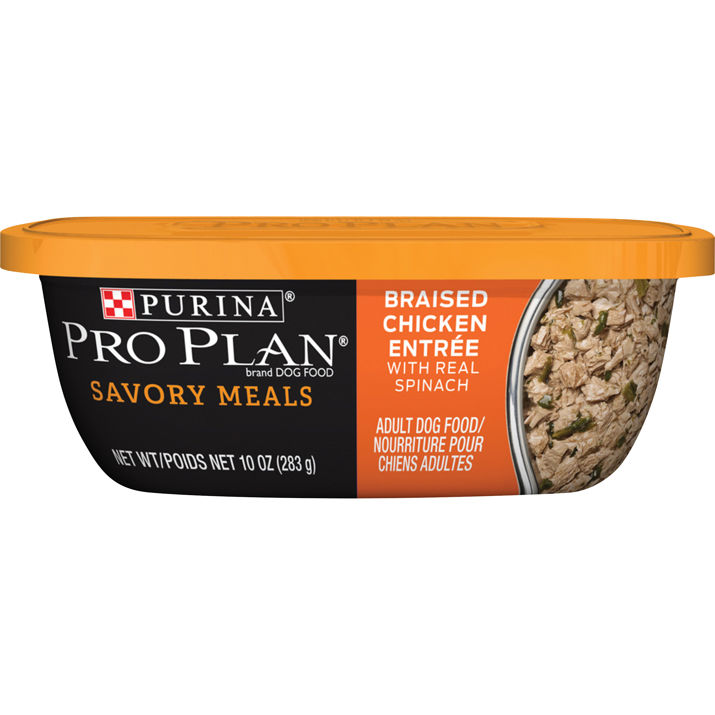 (8 Pack) Purina Pro Plan Wet Dog Food, Savory Meals Braised Chicken