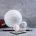 thumbnail image 3 of KAKOWELY trophy case 2pcs Clear Acrylic Ball Display Case Transparent Ball Holder Base Single Ball Storage Cube for Baseball Softball Memorabilia Autographed Balls, 3 of 5