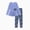 Blue, variant on PatPat 2pcs Kid Girl Bowknot Design Sleeveless Tee and Floral Print Leggings Shorts Set