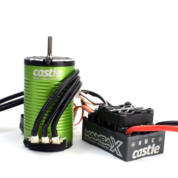 Castle Creations MAMBA X SCT 25.2V WP ESC & 1412-3200KV 5MM COMBO CSE010015513 Electric Motors & Accessories