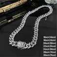 thumbnail image 5 of Men Women Hip Hop Cross Pendant Necklace With Crystal Cuban Chain HipHop Iced Out Bling Necklaces Fashion Charm Jewelry, 5 of 6