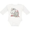 thumbnail image 3 of Inktastic Daisy Mushroom Gnome Boys Long Sleeve Baby Bodysuit, 3 of 5