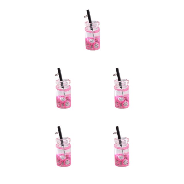 Wosthever LLavero de abalorios multiusos, llavero de resina, colgante decorativo DIY, artesanías multifuncionales, llavero Pitaya10*18mm Type2 NO2