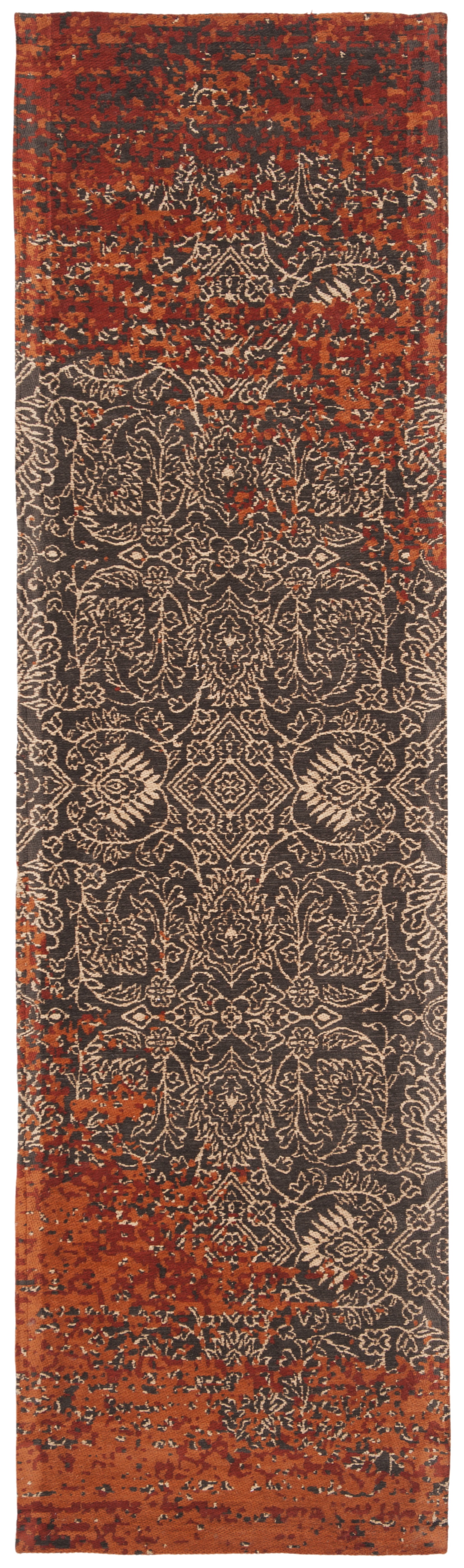 SAFAVIEH Classic Vintage Adelaide Abstract Runner Rug, Rust/Brown, 2'3" x 10'