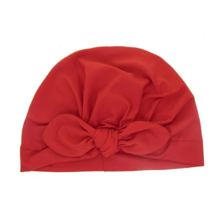 

Baby Turbans Newborn Girl Headwraps Baby Girl Beanie Hat With Bow Baby Hat
