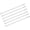White, variant on IC ICLOVER 6 Pack Spring Tension Curtain Rod, 15.7"-28" Adjustable Length Easy No Drill Install for Kitchen, Bathroom, Cupboard, Wardrobe, Window, Bookshelf DIY Projects