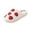 Hot Pink, variant on Womens Slip on Shoes Comfy Warm Cozy Indoor Bedroom Fuzzy Memory Foam Embroideried Fruit Home Slippers Anti-Skid Rubble Sole Closed Toe Clogs Red 44-45(US-10.5-11)