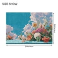 thumbnail image 4 of RMDQTR 2PCs Bathroom Rugs Set Plush Toilet Base Mat 16" × 24" Bath Mat and 20" × 24" U Shape Soft Rugs Non Slip Absorbent, 4 of 9