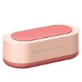 thumbnail image 1 of Limpiador ultrasónico, limpiador ultrasónico profesional para joyas, limpieza profunda de 360 degree Rosa, 1 of 9