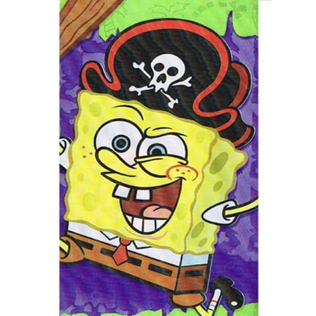 SpongeBob SquarePants 'Pirate' Plastic Table Cover (1ct)