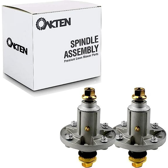 OakTen Spindle Assembly for John Deere 42 inch 102 105 115 125 135 LA100 LA110 LA120 X110 X120 Lawn Mower GY20454 GY21098 2-Pack