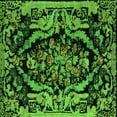 thumbnail image 1 of Ahgly Company Indoor Square Medallion Green French Area Rugs, 3' Square, 1 of 4