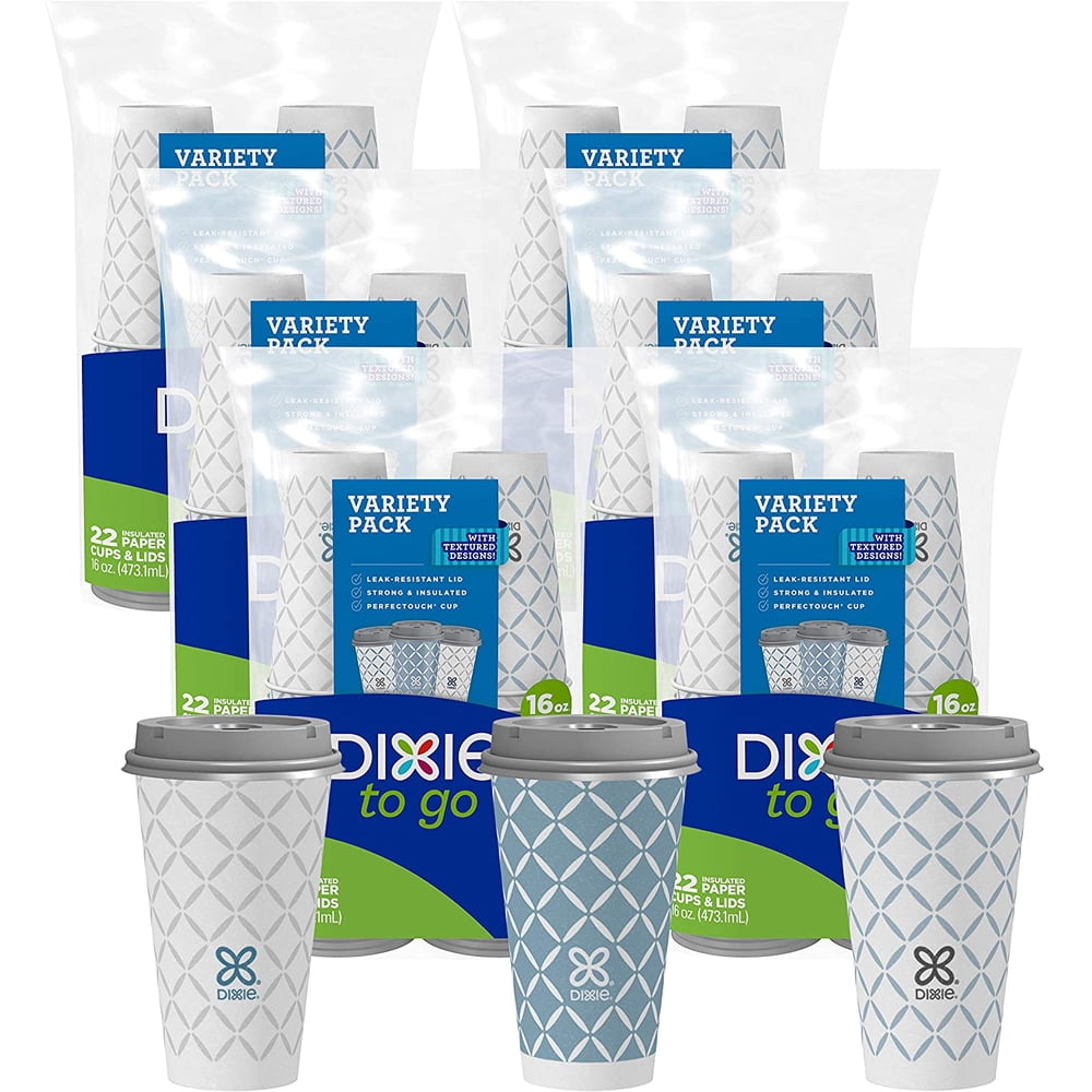 dixie hot beverage cups with lids 20 oz 20 ct