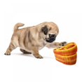 thumbnail image 3 of 3PCS Pet Training Funny Chew Toy Molar Tooth Cleaning Vinyl Toys Sound Small Steak Toy For Small Medium Large Dogs, 3 of 5