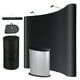 thumbnail image 1 of InstaHibit 10x8 Ft Pop Up Backdrop Booth Stand w/ Podium Table Counter Black, 1 of 9