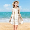 thumbnail image 2 of THDHVS Dresses for Girls,Girls Dress,Girls and Toddlers' Knit Sleeveless Tank Play Dress Khaki 5-6 Years, 2 of 8