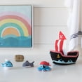 thumbnail image 3 of Juguete de baño Manhattan Toy, barco pirata de neopreno, con 5 piezas, 3 of 5