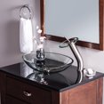 thumbnail image 4 of Novatto TIG-8012C OVALE OVALLE Récipient en Verre Trempé Transparent pour Lavabo de Salle de Bain, 4 of 5