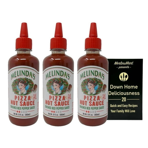 Melinda's Pizza Hot Sauce Condiment (12 ounces) - 3 Count   MerlinsMart Zine
