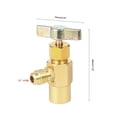 thumbnail image 3 of SUTENGDA Automobile Air Conditioner Refrigerants Can Dispensing R134A R-134 AC Refrigerant Aluminum Tap 1/2” ACME Thread Valve Tool, 3 of 7