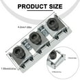 thumbnail image 2 of Lefu Electric Guitar String Locking Nut 42mm Replacement For Tremolo Bridge Parts, 2 of 9