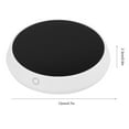 thumbnail image 4 of White Coffee Cup Warmer, Cup Thermostatic Mat, With Indicator Lights ABS+Toughened Glass For Office Home Desk Use EU Plug 220V, 4 of 8