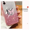 thumbnail image 3 of Glitter Cover Compatible with Samsung Galaxy A14 Case Butterfly Kickstand Case for Samsung A14 Soft TPU Electroplated Bling Shockproof Shell for Women Girls Cover for Galaxy A14, 3 of 7