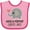 Pink and Fuchsia, variant on Inktastic Mimi and PopPop Love Me Boys or Girls Baby Bib
