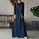 thumbnail image 2 of Vestidos Para Mujer Vestidos Casuales Sólidos Cuello en V Sin Mangas Espalda Descubierta Largo Sling Odeerbi ODB153622, 2 of 9