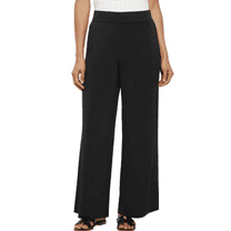 Three Dots Women's Pull-On Pant Black XS