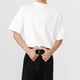 thumbnail image 5 of pstuiky camisetas de hombre, Camisas casuales de manga corta, elásticas, con cuello redondo y cuello semialto de color liso para hombre camisetas de hombre xxxxl, 5 of 8
