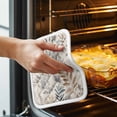thumbnail image 3 of Farmhouse Leaves Pot Holders for Kitchen Heatproof Potholder, 4 Pack Pastoral Vintage Flowers Botanical Hot Pads Multipurpose Oven Pads Cloth Potholders Trivet for Cooking and Baking, 3 of 8