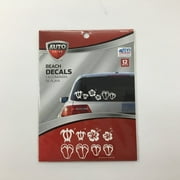 BEACH CAR STICKERS