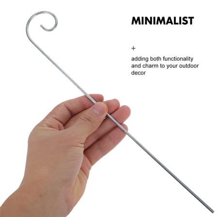 BESTOYARD 10Pcs Heavy Duty Shepherd Hooks Metal for Outdoor Plants and Lanterns