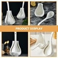 thumbnail image 4 of QUMONIN Ceramic Kitchen Utensil Set with Spoon Rest - White, 4 of 7