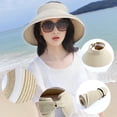 thumbnail image 2 of Casquette Visière d'Été Portable pour Femmes, Pliable, Anti-UV, à Grand Bord, Chapeau de Sport d'Extérieur, 2 of 7