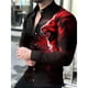 thumbnail image 1 of Camisas sociales de lujo de moda de otoño para hombre, camisas con solapa y botones, blusas casuales con estampado de lunares, suéteres de manga larga para hombre, 1 of 6