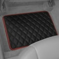 thumbnail image 5 of FH Group Deluxe Universal Fit Non-Slip Faux Leather Car Floor Mats Burgundy - 4pc, 5 of 9