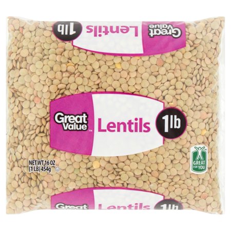Great Value Lentils, 16 oz
