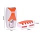thumbnail image 5 of Soporte de pasta de dientes para cepillo de dientes montado en la pared sin perforaciones para cerámica de pared (naranja) Ehuebsd Libre de BPA, 5 of 9
