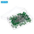 thumbnail image 3 of Uxcell Sewing Pins, 1.5 Inch Straight Pin with Plastic Pearlized Ball Head, Green,200Pack, 3 of 6