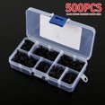 thumbnail image 3 of ODOMY 500Pcs Universal Car Push Retainer Clips Fastener Clip Automotive Fastener Bumper Door Panel Automotive Rivet Protection Plate Cover Motor Cover, 3 of 10