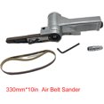 thumbnail image 4 of Handheld Portable Small Pneumatic Sand Belt Machine 10*330 Air Belt Sander Grinding Machine Home DIY Manual Grinding Polishing Machine with 2 Sand Belts, 4 of 4