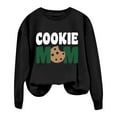 thumbnail image 4 of Zhanying Women's Sweatshirt Solid Color Pullover Raglan Sleeve Tops Stretchy Oversized Long Sleeve Sweater Tops Fall Outfits Basic Tees, 4 of 4