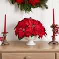 thumbnail image 4 of Nearly Natural 1572 Poinsettia Arrangement Artificiel dans l'Urne, 4 of 4