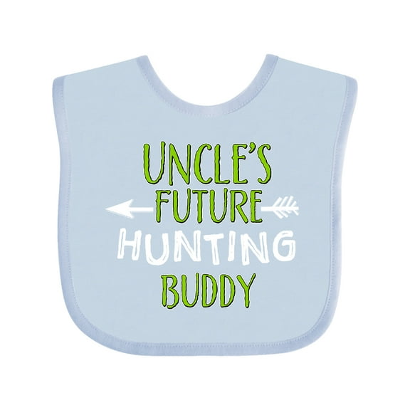 Inktastic Uncles Future Hunting Buddy Boys or Girls Baby Bib
