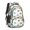 Excavator and Tree-1, variant on Excavator and Tree Blue Pattern Cute School Backpack Bag with Padded Back and Adjustable Shoulder Straps 16.9 X 12.6 X 5.9 Inches