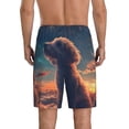 thumbnail image 6 of KLL Starry Sky Cloud Puppy for Men's 1-Pack Shorts,Sleep Pajama Shorts for Men Soft Pj Shorts Men's Pajama Bottoms Sleepwear -Medium, 6 of 7