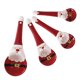 thumbnail image 4 of Juego de cucharas medidoras de cerámica con diseño de Papá Noel. Lindos accesorios de cocina navideños para hornear y cocinar., 4 of 8